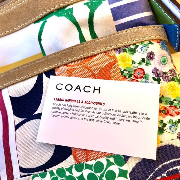 Coach Hampton Patchwork Logo Y2K Crossbody Bag Messenger New Sleeper Bag - Picture 12 of 15